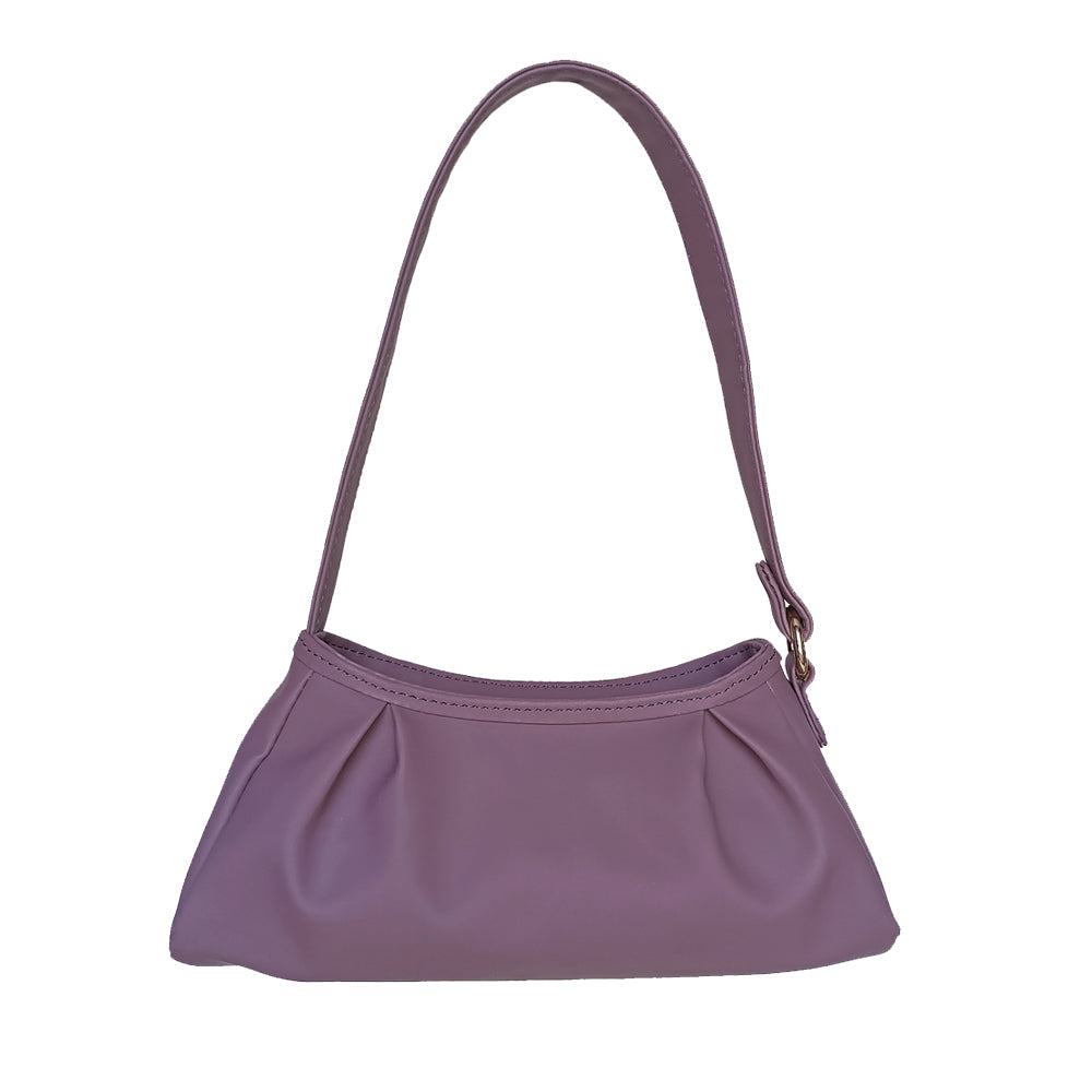 IMARS Stylish Handbag Mauve For Women & Girls (Baguette Bag) Made With Faux Leather