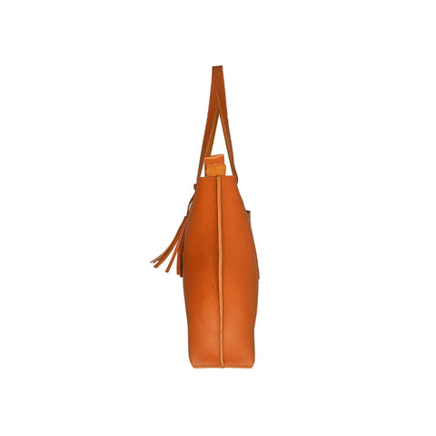 Women's Tote Handbag Tan - Large
