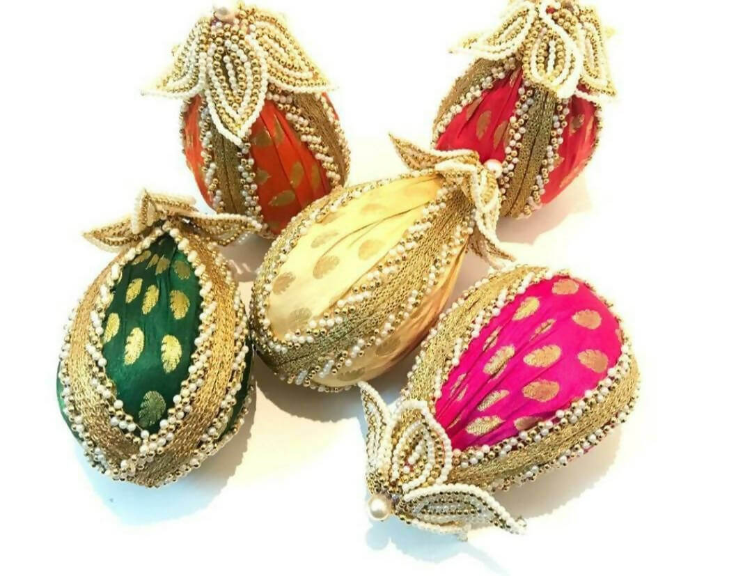 Decorative Nariyal Assorted - Single Piece