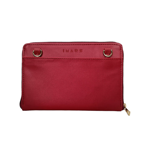IMARS Stylish Crossbody Red For Women & Girls (Wallet) Made With Faux Leather