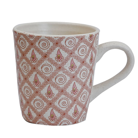 The Vivid Concurd Stoneware Ceramic Coffee/Milk Mugs- Set of Four