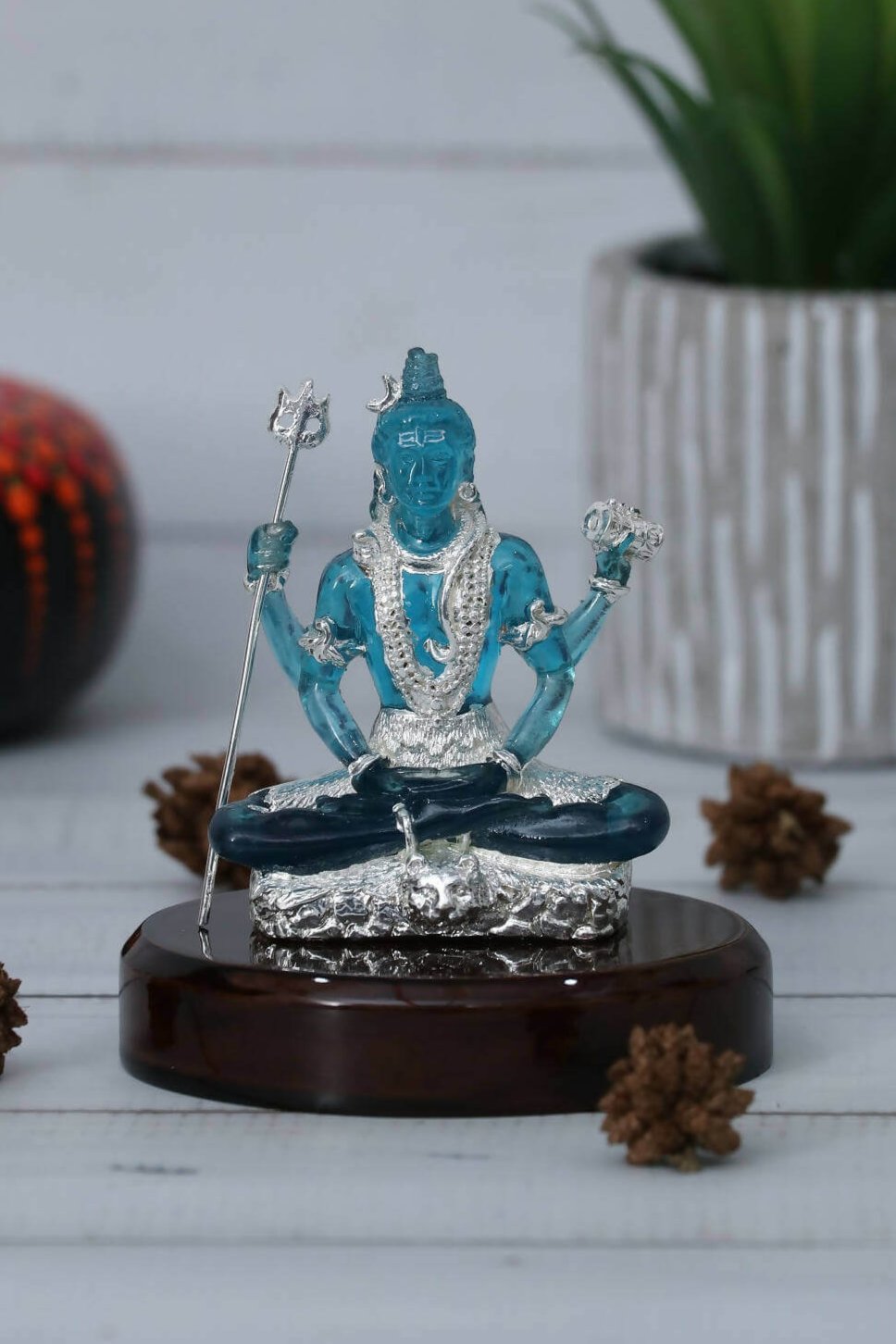 Lord Shiva Crystal Sculpture (3.5 inches)