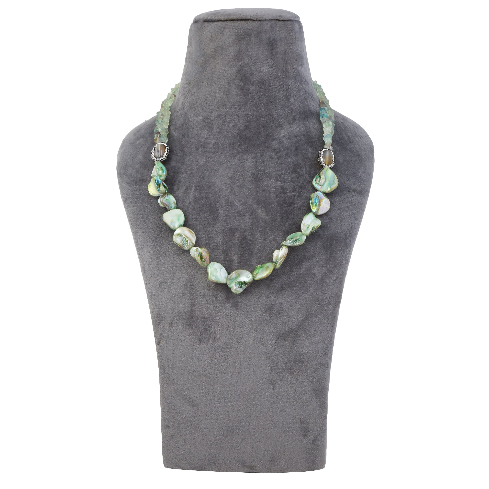 Green Mother of Pearl Necklace