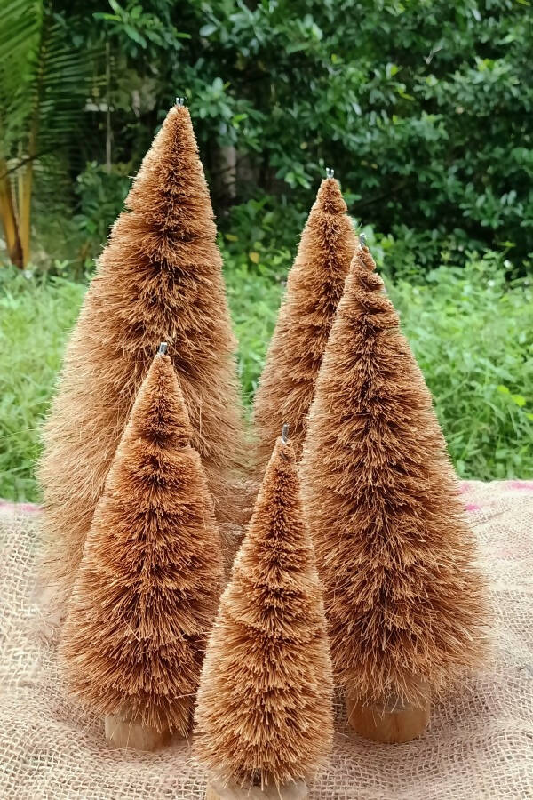 Handcrafted Coir Christmas Tree 32 cm