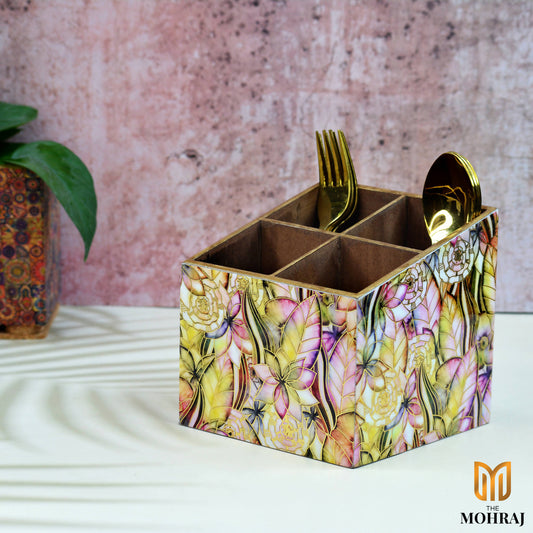 The Mohraj Abstract Floral Organizer (4 Divisions)
