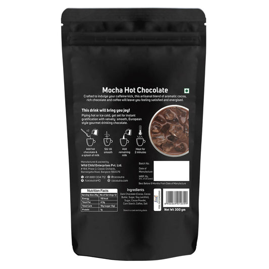 Cocosutra Hot Chocolate Mix - Mocha, 300 g