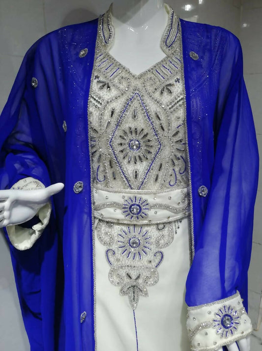 Luxury Two piece jacket style kaftan Moroccan Kaftan