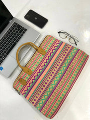 Stylish Cloth Laptop Sleeve with Sustainable Charm